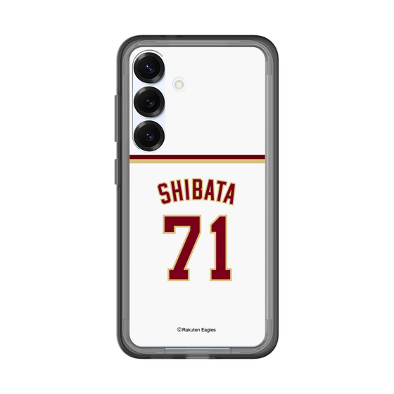スリムプロテクションプレミアムケース［ 楽天イーグルス - #71 Shibata - ホーム ］
