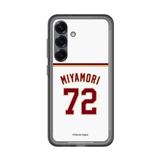スリムプロテクションプレミアムケース［ 楽天イーグルス - #72 Miyamori - ホーム ］