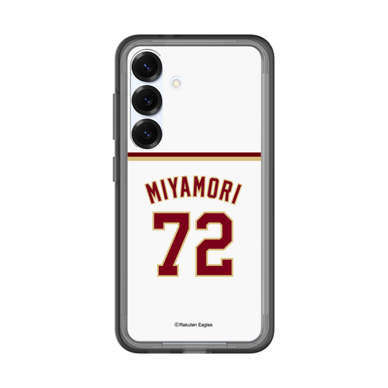 スリムプロテクションプレミアムケース［ 楽天イーグルス - #72 Miyamori - ホーム ］