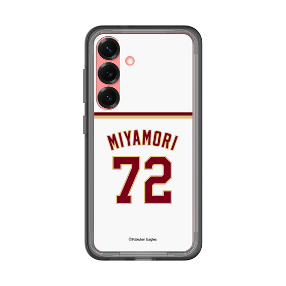 スリムプロテクションプレミアムケース［ 楽天イーグルス - #72 Miyamori - ホーム ］