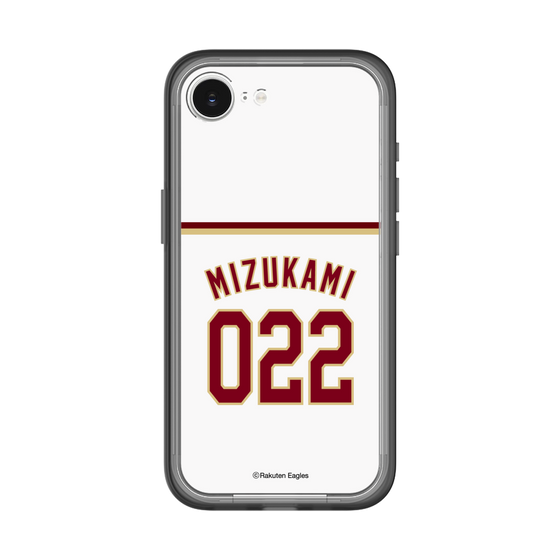 スリムプロテクションプレミアムケース［ 楽天イーグルス - #022 Mizukami - ホーム ］