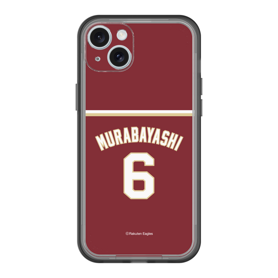 スリムプロテクションプレミアムケース［ 楽天イーグルス - #6 Murabayashi - ビジター ］