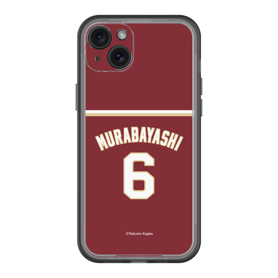 スリムプロテクションプレミアムケース［ 楽天イーグルス - #6 Murabayashi - ビジター ］