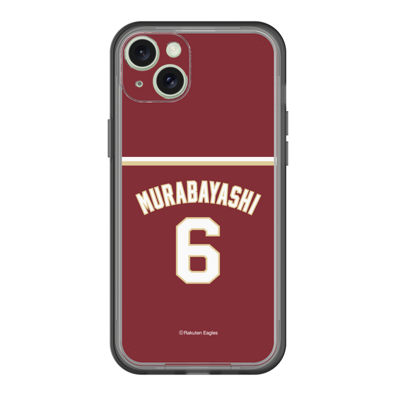 スリムプロテクションプレミアムケース［ 楽天イーグルス - #6 Murabayashi - ビジター ］