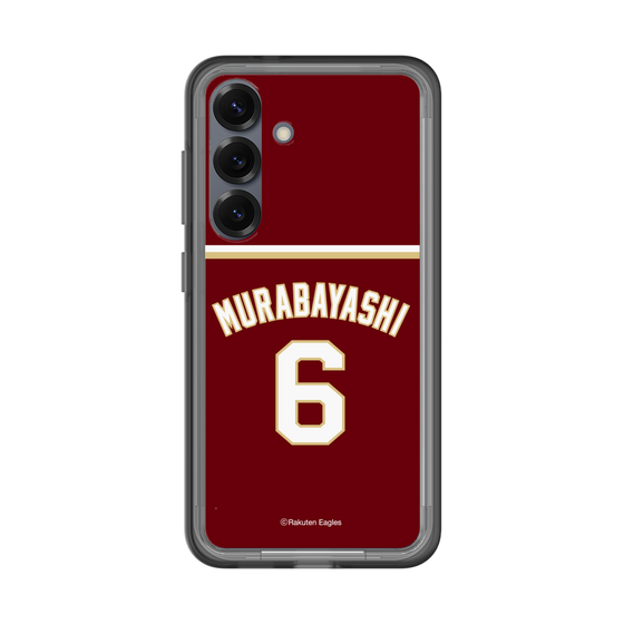 スリムプロテクションプレミアムケース［ 楽天イーグルス - #6 Murabayashi - ビジター ］
