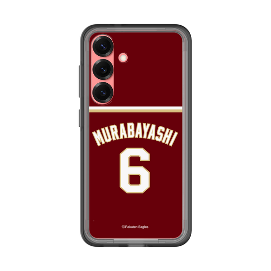 スリムプロテクションプレミアムケース［ 楽天イーグルス - #6 Murabayashi - ビジター ］