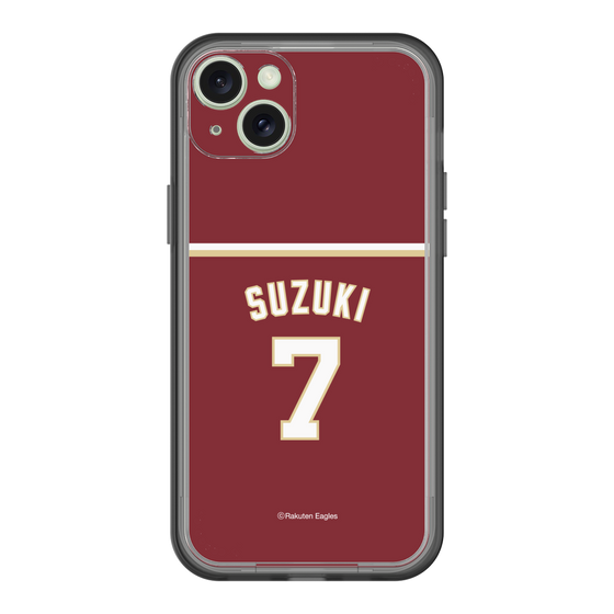 スリムプロテクションプレミアムケース［ 楽天イーグルス - #7 Suzuki - ビジター ］