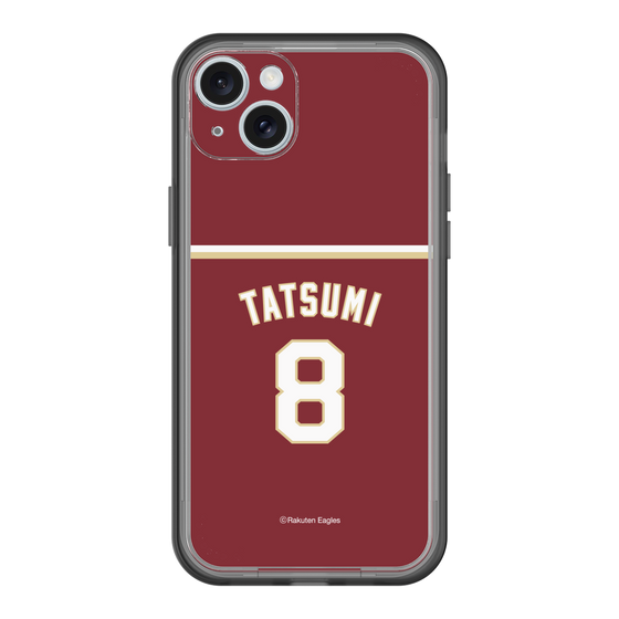 スリムプロテクションプレミアムケース［ 楽天イーグルス - #8 Tatsumi - ビジター ］