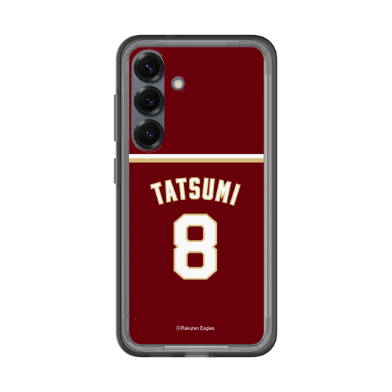 スリムプロテクションプレミアムケース［ 楽天イーグルス - #8 Tatsumi - ビジター ］