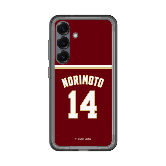 スリムプロテクションプレミアムケース［ 楽天イーグルス - #14 Norimoto - ビジター ］