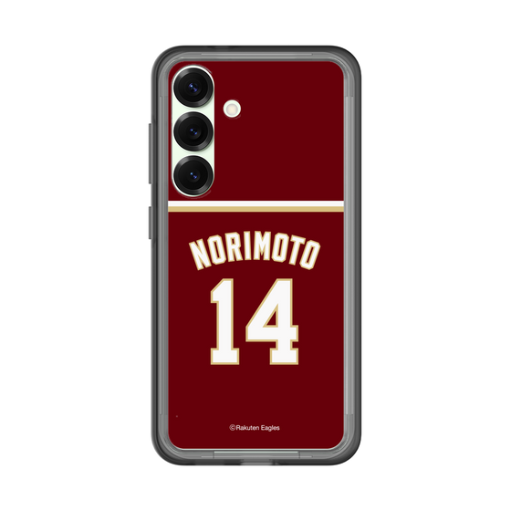 スリムプロテクションプレミアムケース［ 楽天イーグルス - #14 Norimoto - ビジター ］