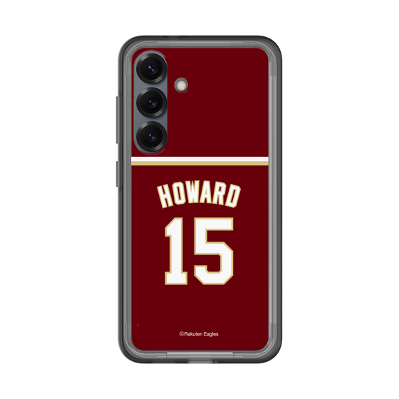 スリムプロテクションプレミアムケース［ 楽天イーグルス - #15 Howard - ビジター ］