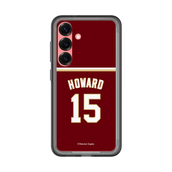 スリムプロテクションプレミアムケース［ 楽天イーグルス - #15 Howard - ビジター ］