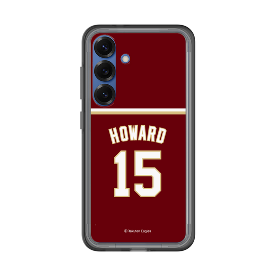 スリムプロテクションプレミアムケース［ 楽天イーグルス - #15 Howard - ビジター ］