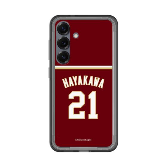 スリムプロテクションプレミアムケース［ 楽天イーグルス - #21 Hayakawa - ビジター ］
