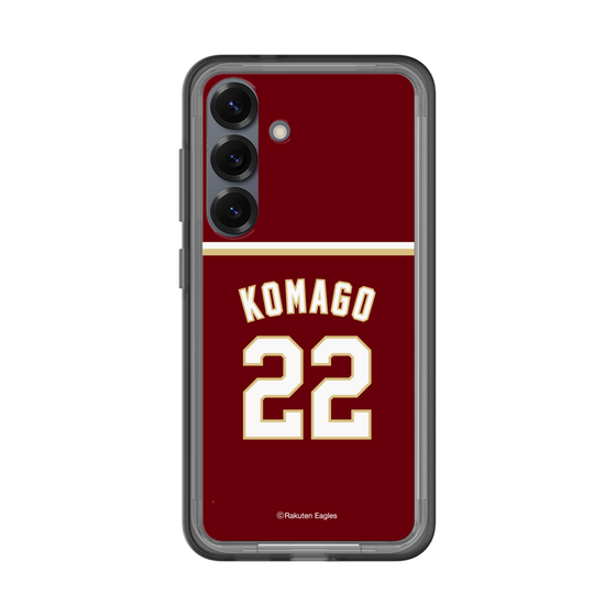 スリムプロテクションプレミアムケース［ 楽天イーグルス - #22 Komago - ビジター ］