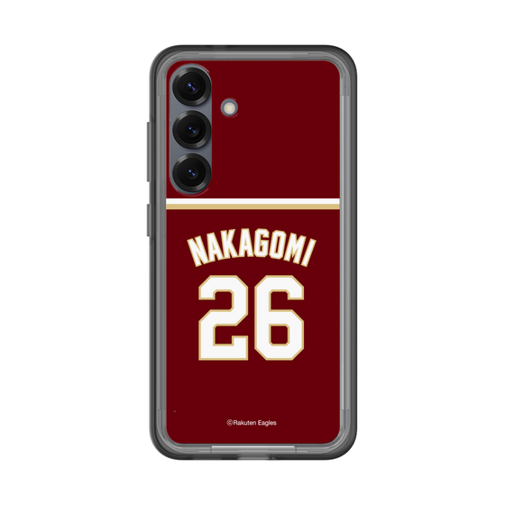 スリムプロテクションプレミアムケース［ 楽天イーグルス - #26 Nakagomi - ビジター ］