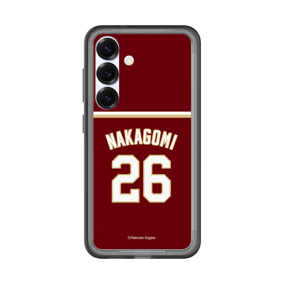 スリムプロテクションプレミアムケース［ 楽天イーグルス - #26 Nakagomi - ビジター ］