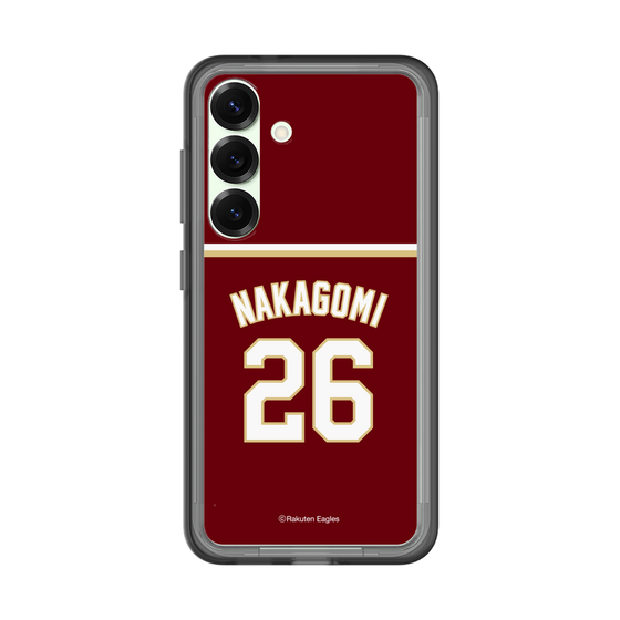 スリムプロテクションプレミアムケース［ 楽天イーグルス - #26 Nakagomi - ビジター ］