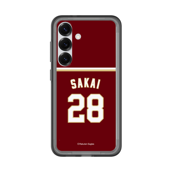 スリムプロテクションプレミアムケース［ 楽天イーグルス - #28 Sakai - ビジター ］