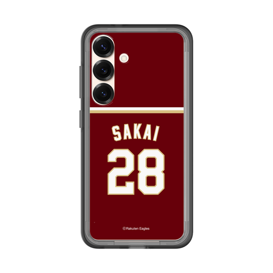 スリムプロテクションプレミアムケース［ 楽天イーグルス - #28 Sakai - ビジター ］