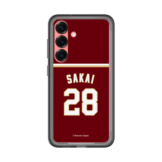 スリムプロテクションプレミアムケース［ 楽天イーグルス - #28 Sakai - ビジター ］