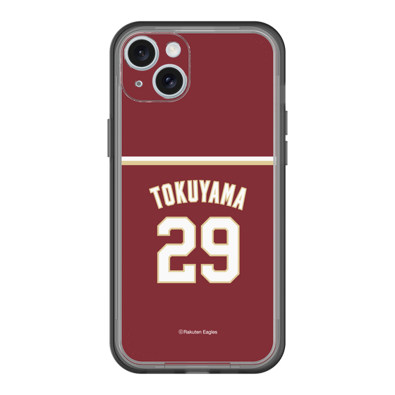 スリムプロテクションプレミアムケース［ 楽天イーグルス - #29 Tokuyama - ビジター ］