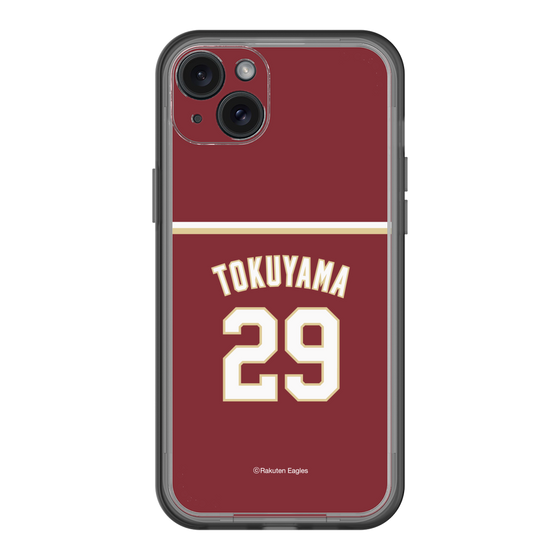 スリムプロテクションプレミアムケース［ 楽天イーグルス - #29 Tokuyama - ビジター ］