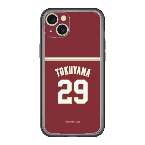 スリムプロテクションプレミアムケース［ 楽天イーグルス - #29 Tokuyama - ビジター ］