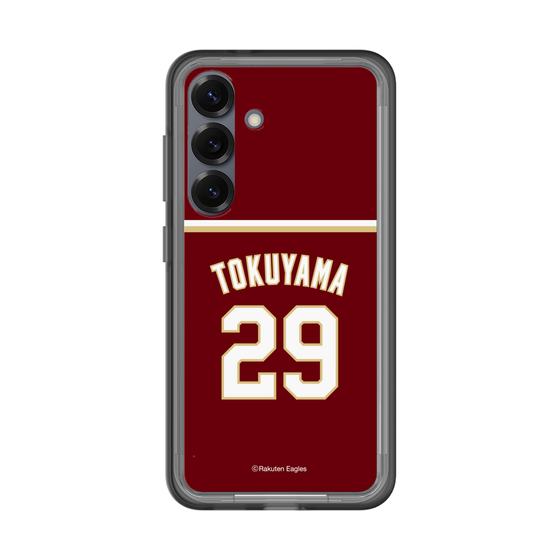 スリムプロテクションプレミアムケース［ 楽天イーグルス - #29 Tokuyama - ビジター ］