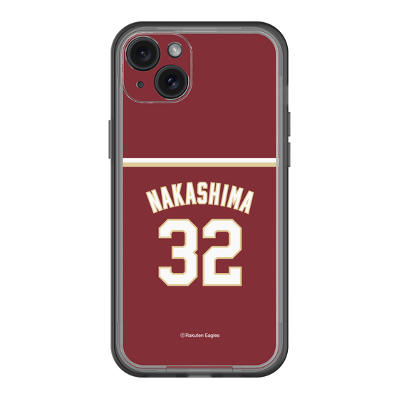 スリムプロテクションプレミアムケース［ 楽天イーグルス - #32 Nakashima - ビジター ］