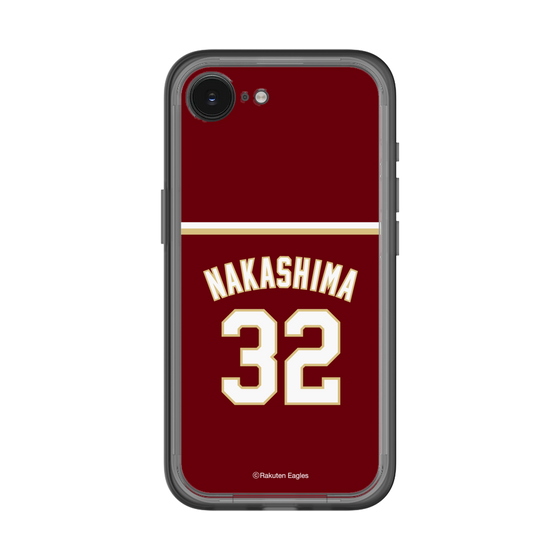 スリムプロテクションプレミアムケース［ 楽天イーグルス - #32 Nakashima - ビジター ］
