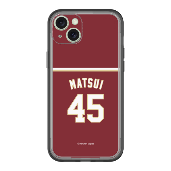 スリムプロテクションプレミアムケース［ 楽天イーグルス - #45 Matsui - ビジター ］