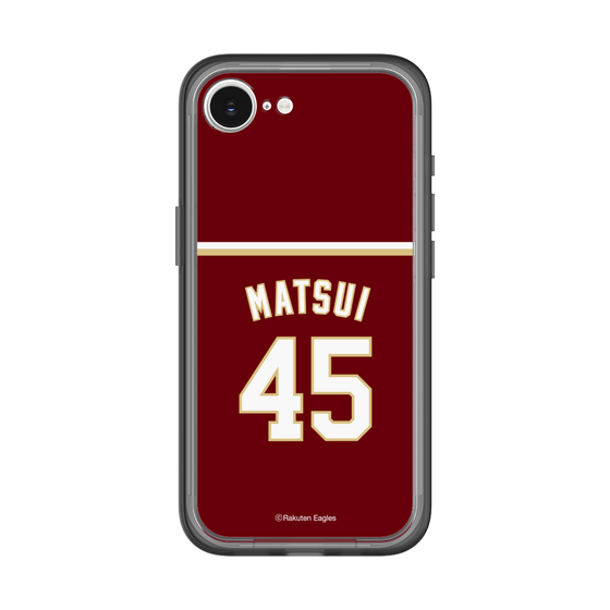 スリムプロテクションプレミアムケース［ 楽天イーグルス - #45 Matsui - ビジター ］