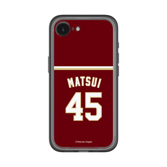 スリムプロテクションプレミアムケース［ 楽天イーグルス - #45 Matsui - ビジター ］