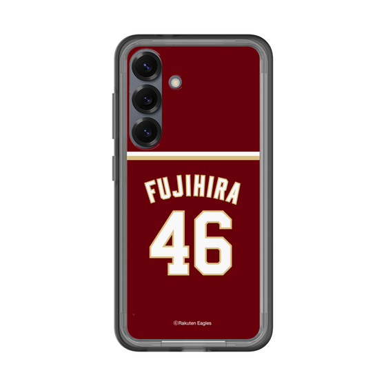 スリムプロテクションプレミアムケース［ 楽天イーグルス - #46 Fujihira - ビジター ］