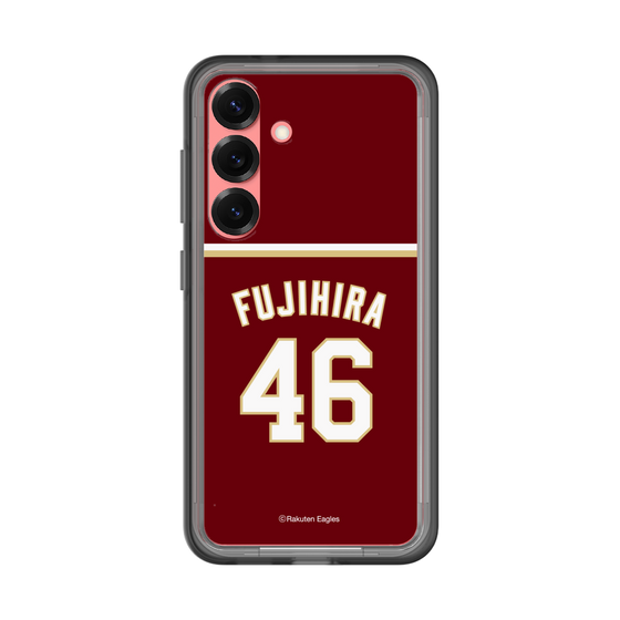 スリムプロテクションプレミアムケース［ 楽天イーグルス - #46 Fujihira - ビジター ］