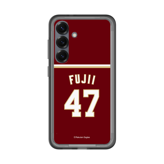 スリムプロテクションプレミアムケース［ 楽天イーグルス - #47 Fujii - ビジター ］