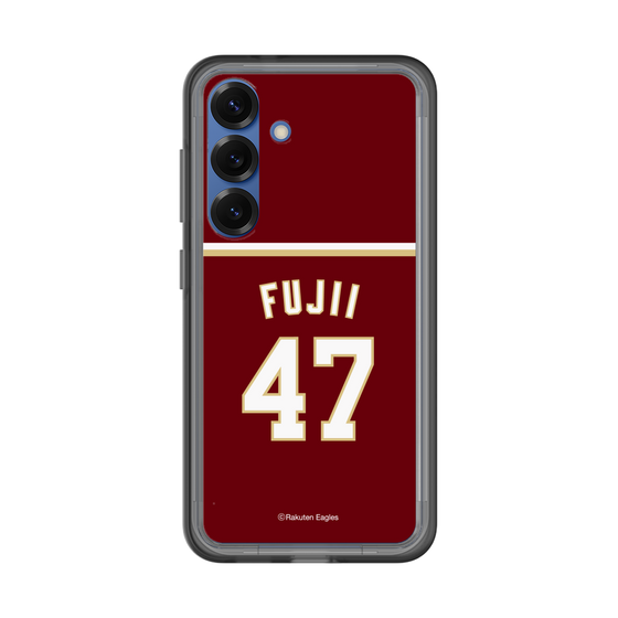 スリムプロテクションプレミアムケース［ 楽天イーグルス - #47 Fujii - ビジター ］