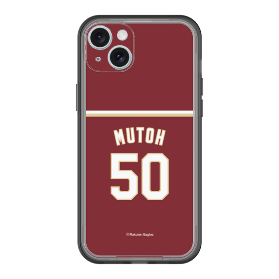 スリムプロテクションプレミアムケース［ 楽天イーグルス - #50 Mutoh - ビジター ］