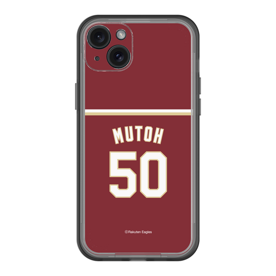 スリムプロテクションプレミアムケース［ 楽天イーグルス - #50 Mutoh - ビジター ］