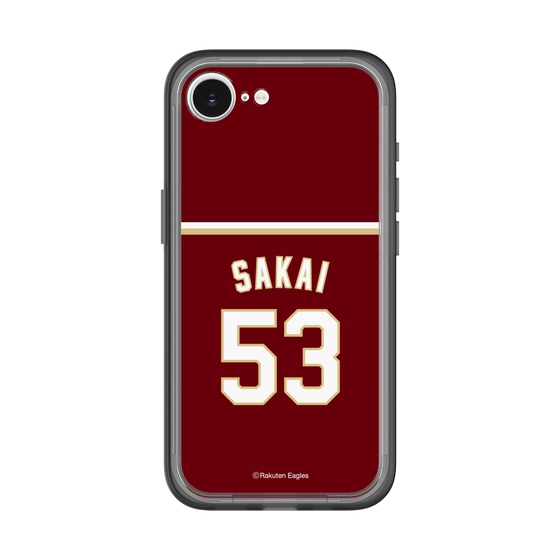 スリムプロテクションプレミアムケース［ 楽天イーグルス - #53 Sakai - ビジター ］