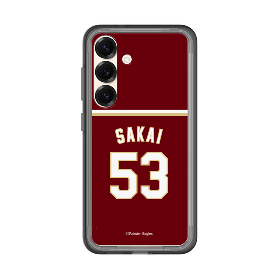 スリムプロテクションプレミアムケース［ 楽天イーグルス - #53 Sakai - ビジター ］