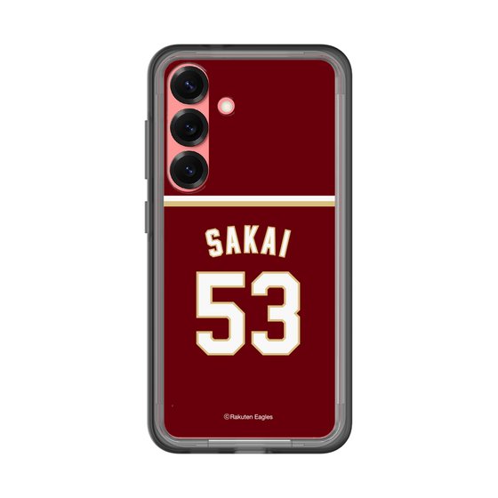 スリムプロテクションプレミアムケース［ 楽天イーグルス - #53 Sakai - ビジター ］