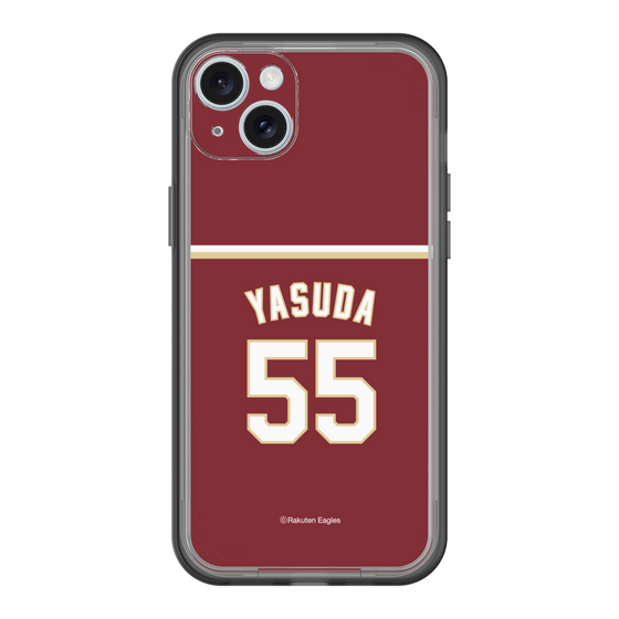 スリムプロテクションプレミアムケース［ 楽天イーグルス - #55 Yasuda - ビジター ］