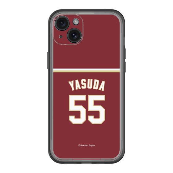 スリムプロテクションプレミアムケース［ 楽天イーグルス - #55 Yasuda - ビジター ］