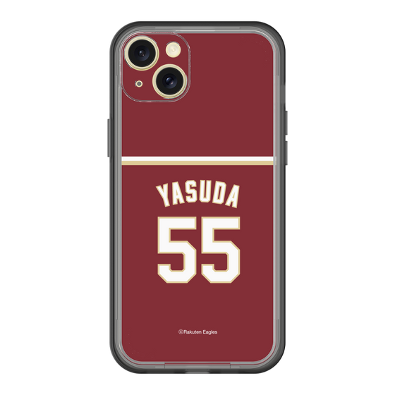 スリムプロテクションプレミアムケース［ 楽天イーグルス - #55 Yasuda - ビジター ］