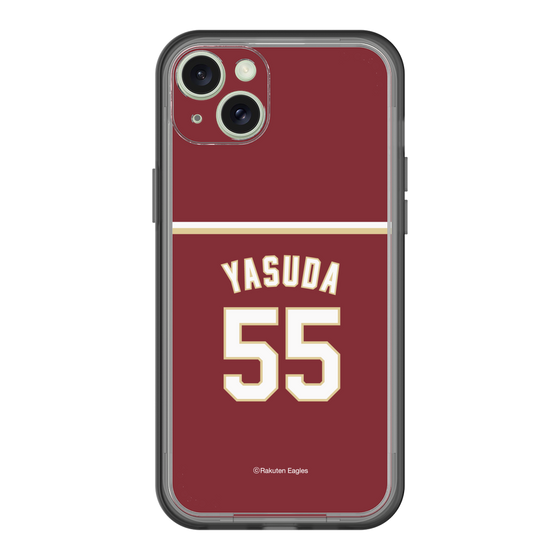 スリムプロテクションプレミアムケース［ 楽天イーグルス - #55 Yasuda - ビジター ］