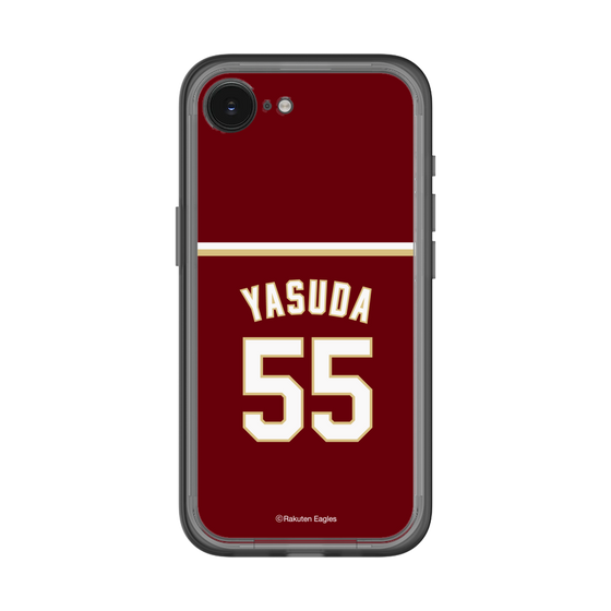 スリムプロテクションプレミアムケース［ 楽天イーグルス - #55 Yasuda - ビジター ］