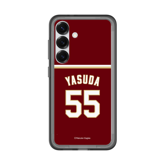 スリムプロテクションプレミアムケース［ 楽天イーグルス - #55 Yasuda - ビジター ］
